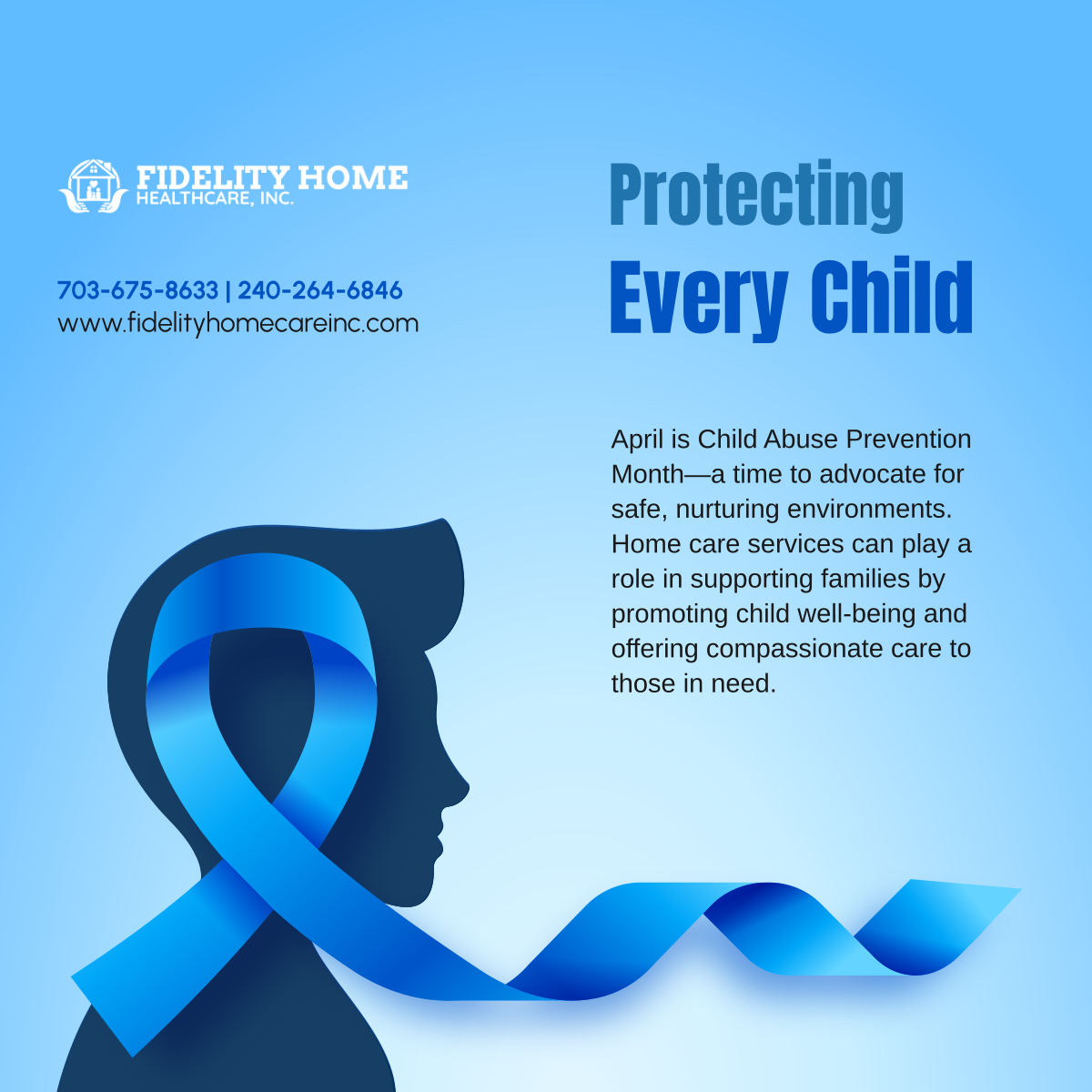 Fidelityhhc's tweet photo. Every child deserves safety, love, and protection. Let’s raise awareness and support families in creating secure home environments. 

#ChildSafety #PreventionMatters #ProtectKids https://t.co/evLnMLKc6D