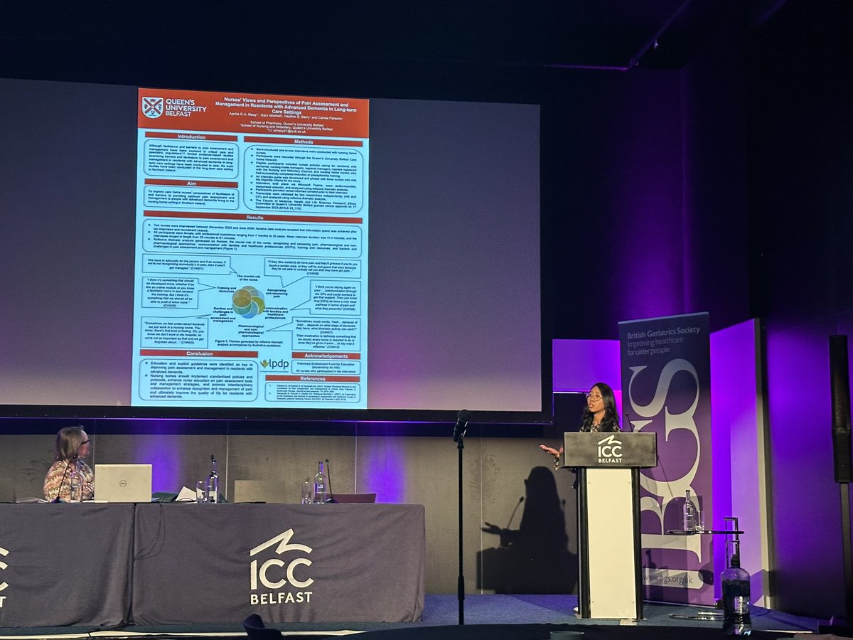 Carole Parsons (@drcaroleparsons) on Twitter photo Aprilia Maay presenting her work on nurses’ views and perspectives of pain assessment and management in residents with advanced dementia in long-term care settings <a href="/MaayAprilia/">Aprilia Maay</a> <a href="/DrHeatherBarry/">Dr Heather Barry</a> <a href="/GaryMitchellRN/">Gary Mitchell</a> <a href="/pharmacyatQUB/">QUB Pharmacy School</a> #BGSConf Aprilia Maay presenting her work on nurses’ views and perspectives of pain assessment and management in residents with advanced dementia in long-term care settings <a href="/MaayAprilia/">Aprilia Maay</a> <a href="/DrHeatherBarry/">Dr Heather Barry</a> <a href="/GaryMitchellRN/">Gary Mitchell</a> <a href="/pharmacyatQUB/">QUB Pharmacy School</a> #BGSConf
