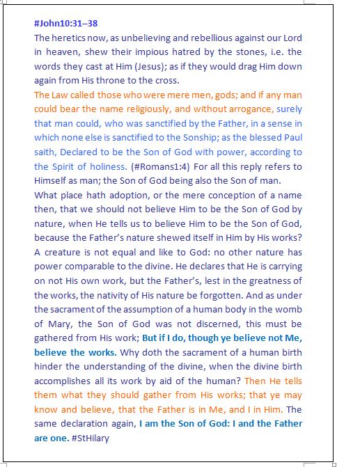 Michael65413248's tweet photo. (3/4)#John10:31–38 
Commentary by #StHilary
#Luke7:20-23 on Jesus' Healings. https://t.co/tA4Mi3k4a8 
Wars? Even non-Christian, fight back by praying the Unity &amp; Deliverance Prayers to heal the Victims, blind &amp; confuse the Enemies! https://t.co/yumFsYCQKy
https://t.co/9TUEC8lWj7 https://t.co/fzZcdrO4GG