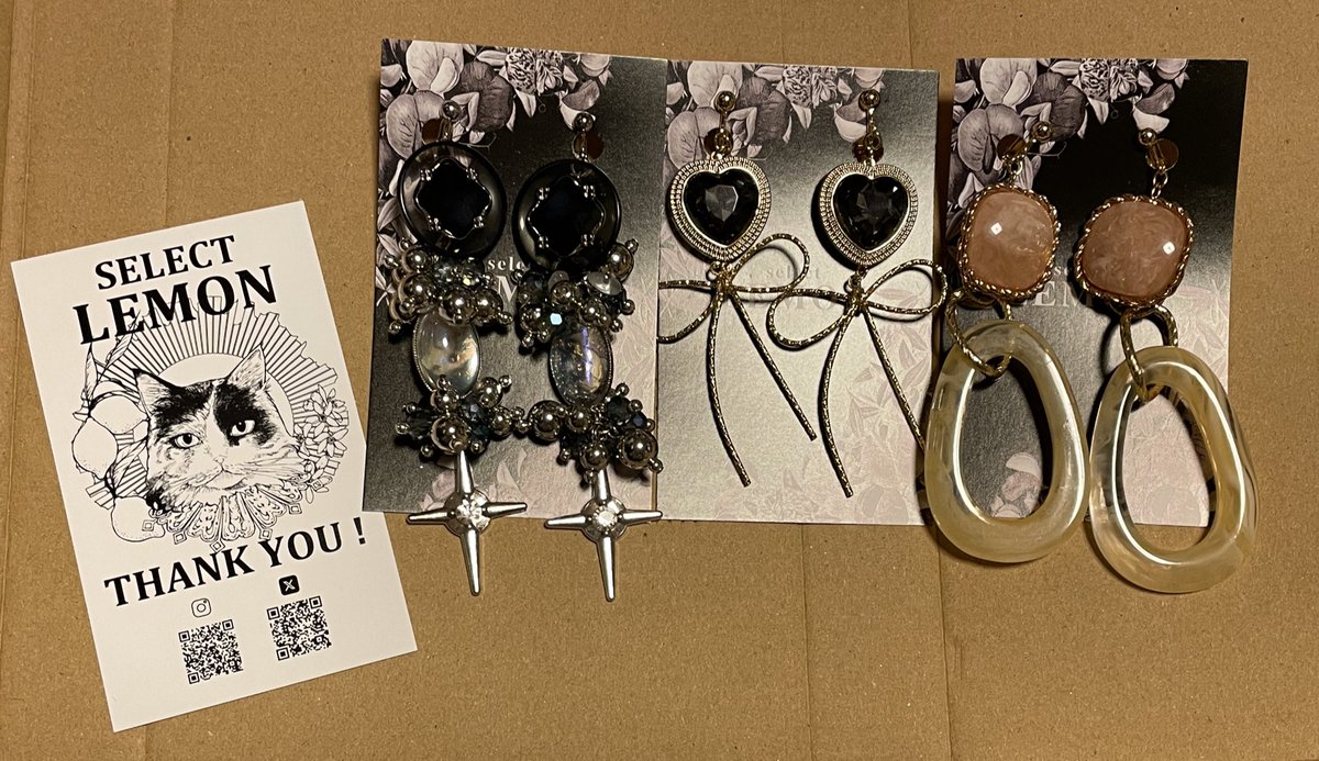 本日もselect LEMON様の「真夜中の閃光」、「ブラックハートリボン」、「ピーチミルクティー」が届きました❣️
たくさんの素敵な作品とご縁があって嬉しいです🫶✨