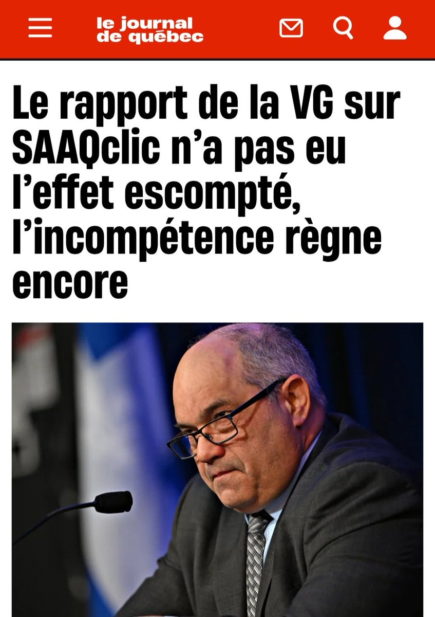 Pourquoi Legault refuse une enquête de l'Assemblée nationale ?

Pour ça 👇

"Guilbault n’a rien vu?

Malgré le scandale, Geneviève Guilbault ne semble pas avoir gardé les yeux sur le PDG qu’elle a nommé."

journaldequebec.com/2025/04/11/le-…