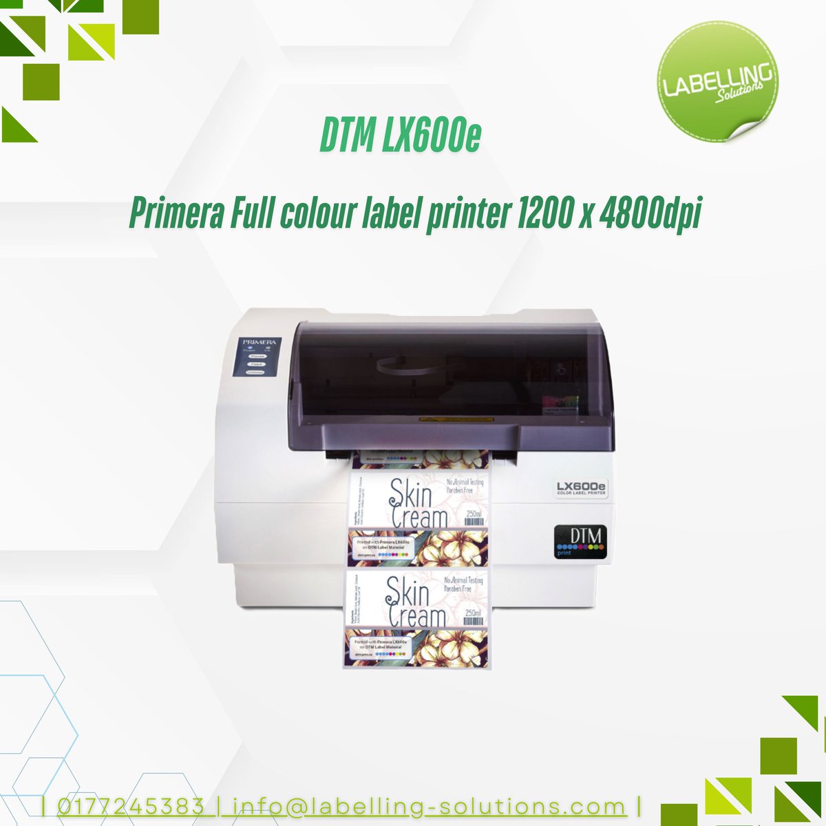 Meet the DTM LX600e — full colour label printing a sharp 1200 x 4800dpi. Small in size, big on functionality. Perfect for giving your products that professional touch.
🖨️ Stick a label on it and make it pop! 🇬🇧

#DTMLX600e #labelprinter #madeincolour #DTMLX600e #labelprinter