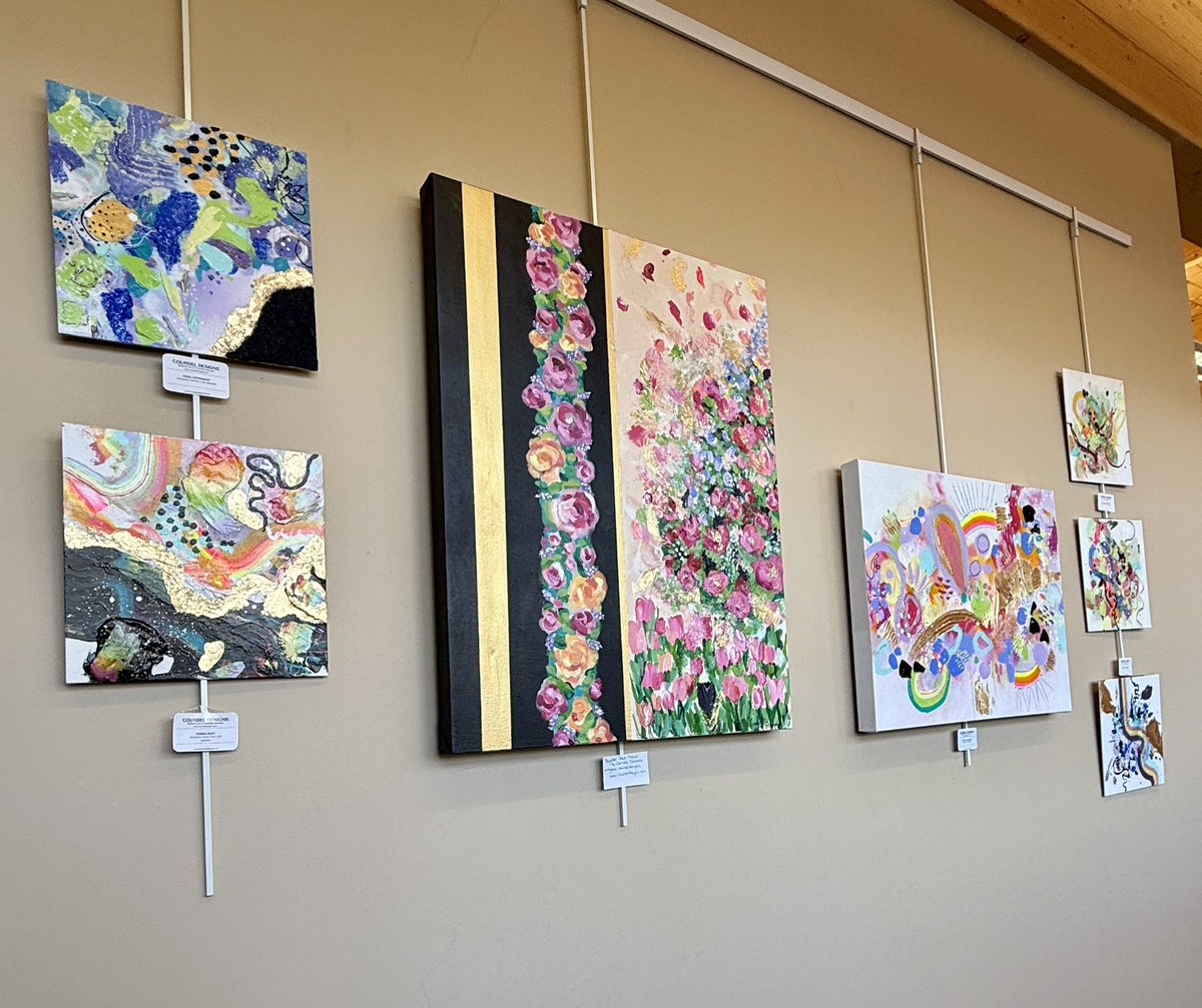 GM! 

Recently I was granted the opportunity to have my own little exhibit at my local library of all my latest physicals.