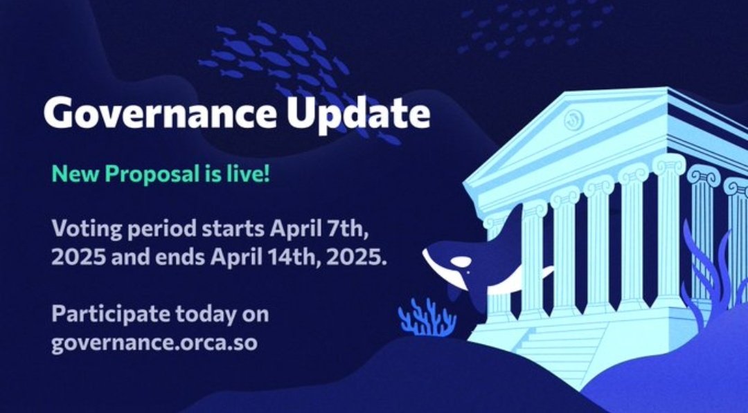 Discopari2's tweet photo. 🐳 $orca IS READY TO SWIM HIGHER! 🌊 Strong fundamentals, but I'm eyeing $3+ for a long-term play 🚀 NEW PROPOSAL LIVE! 📢 Voting is underway, and if passed, it's GAME ON for ORCA! 🚀 #OrcaProtocol #CryptoInvesting #BullishVibes #LongTermHolds #GovernanceMatters #Orca https://t.co/dPEbAZtX5u