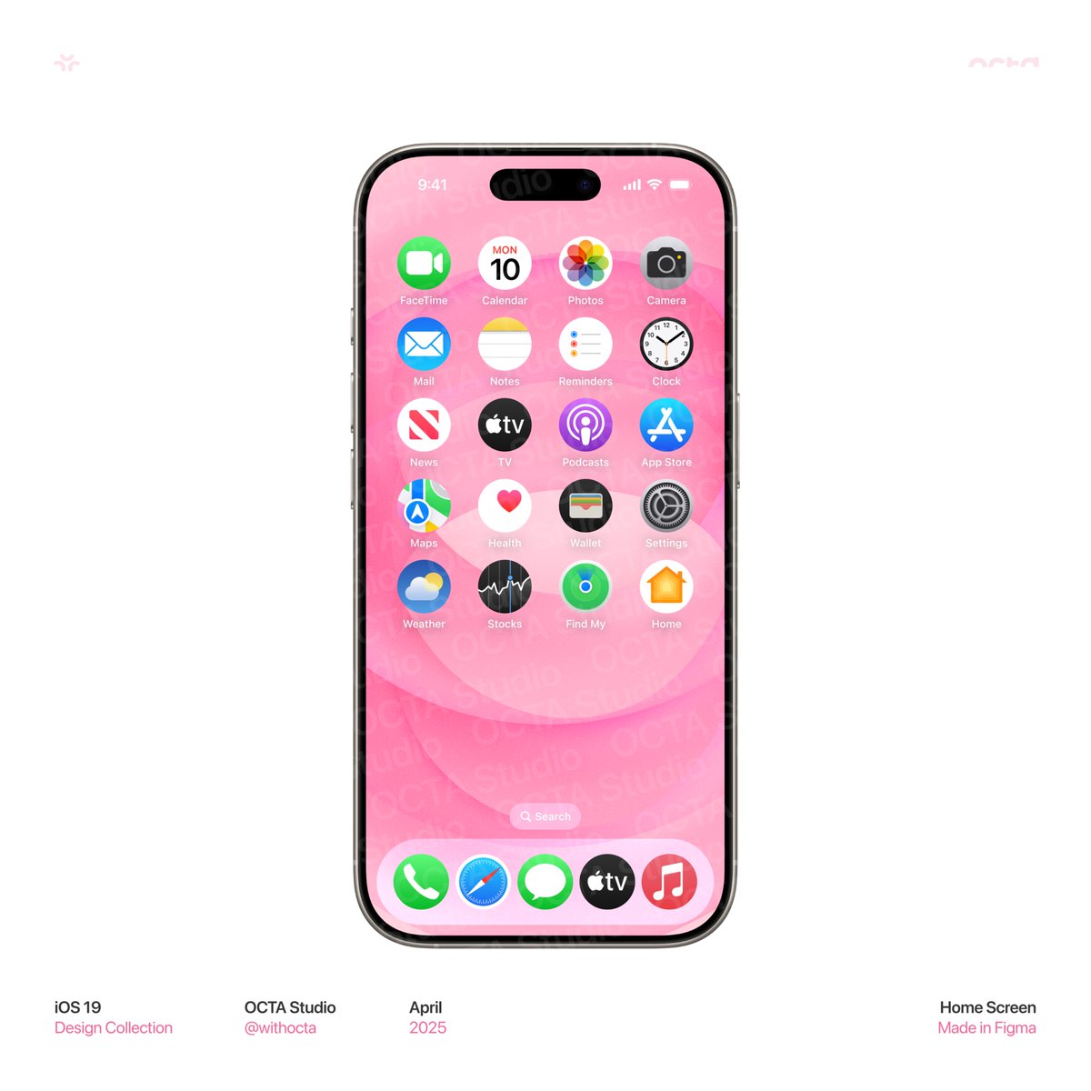 withocta's tweet photo. iOS 19 Concept → OCTA Studio https://t.co/pZJjqc6I7J