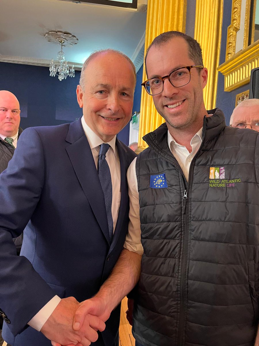 WAN_LIFEIP's tweet image. Delighted to have the opportunity to meet An Taoiseach @MichealMartinTD and speak about our Shared Island Peatland Programme (with @NPWSIreland @NatureScot & @daera_ni)
Looking forward to welcoming our Minister @COSullivanTD to Mayo next month to show him the great work