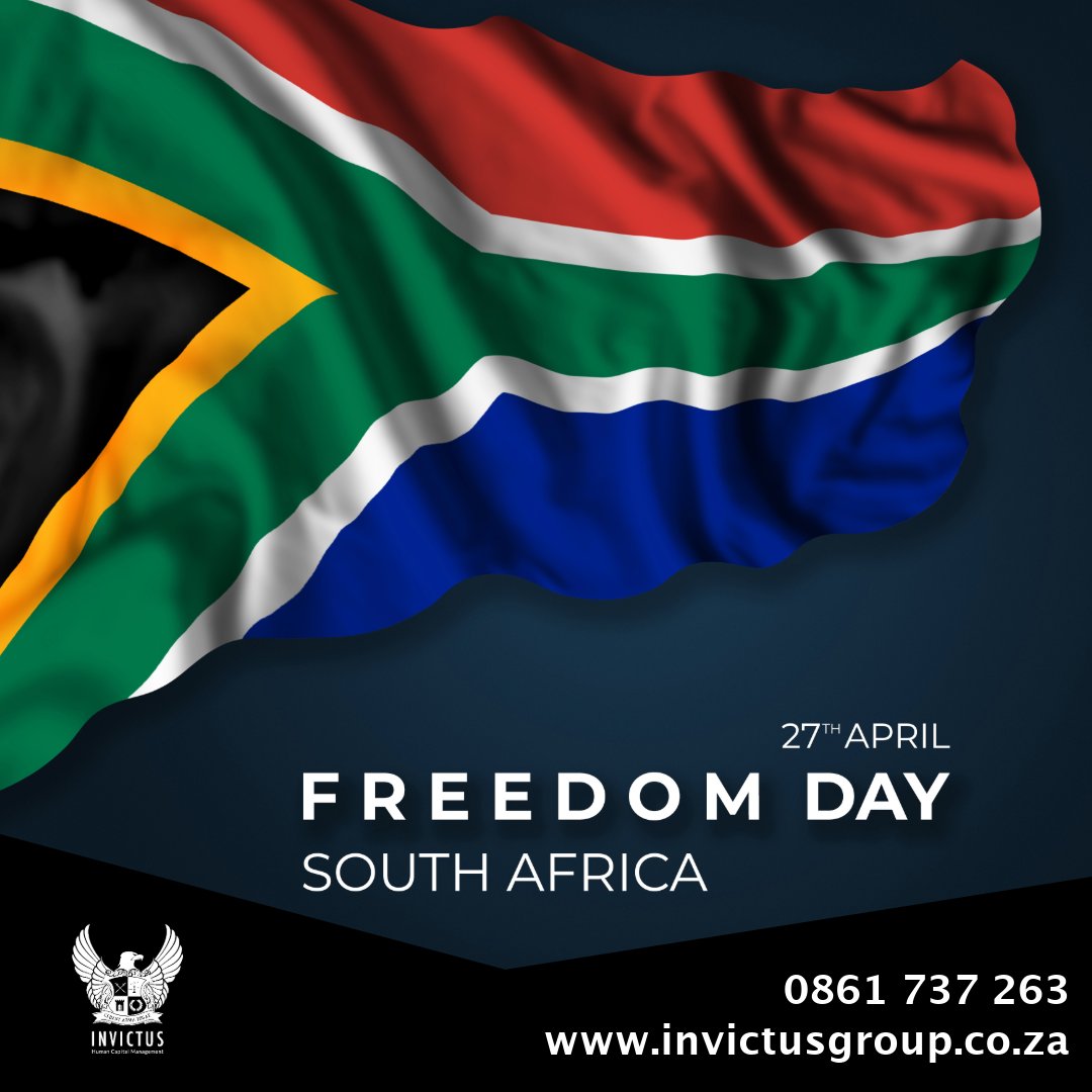 invictus_sa's tweet image. Freedom. Unity. Progress. 🇿🇦
Today we celebrate the journey and the people who made it possible.
Happy Freedom Day, South Africa ✊
#FreedomDay #SAHeritage #ProudlySouthAfrican