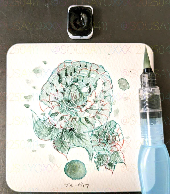 【雨呼びの花(あめよびのはな)】
東部のとあるオアシスで見つけることが出来る花。雨が降ってる間だけ花を咲かせ、やむと枯れていく。
この花が咲いてる間は、とある魔女が現れると伝えられている。
#架空素材記録 11日目 