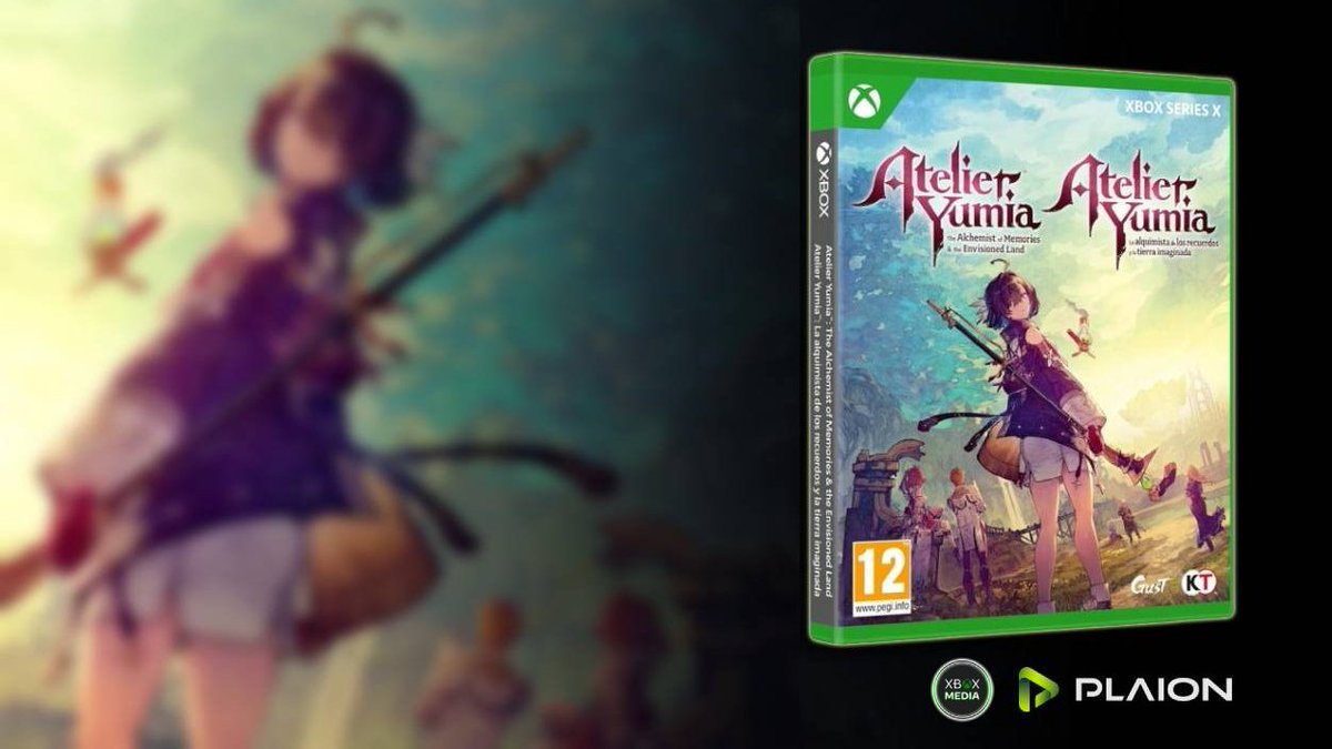 xbox_media's tweet photo. ¡SORTEO! 🏆 #Xbox

XboxMedia y PLAION te ofrecen la oportunidad de ganar una *COPIA FÍSICA* de #AtelierYumia 

✅ Sigue @xbox_media y @PLAION_ES 
🫂 Cita a un amigo o haz RT

· Solo envío a España.
· Hasta el 18 de abril. ¡Suerte!