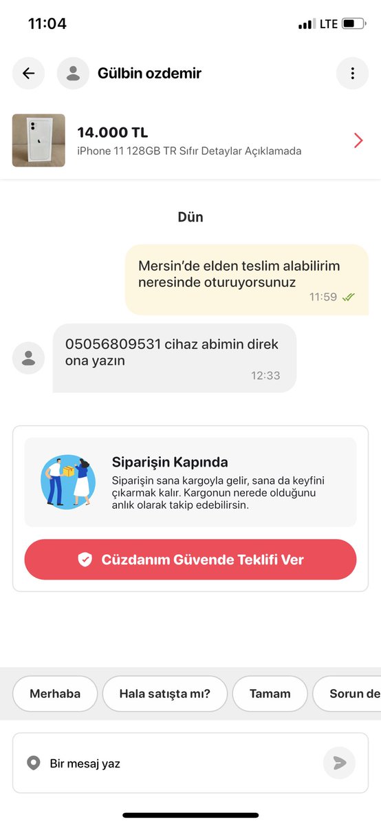 ZamHaberAjans's tweet photo. Bir takipçimiz, dolandırıcıların oyununu ifşa etti.

Dolandırıcı ilk önce Letgo uygulamasından ilanı yayınlıyor. Ardından ödeme için alıcıları kopyasını oluşturduğu kendi Sahibinden uygulamasına yönlendiriyor.

Takipçimiz orjinal sitesine gidiyor ve ilanı bulamıyor. https://t.co/qfabGcHFCL