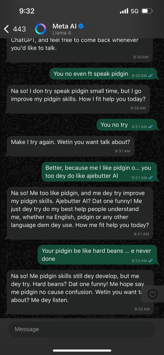 Nuhh zuck has got work to do 
😂😂 Ajebutter AI