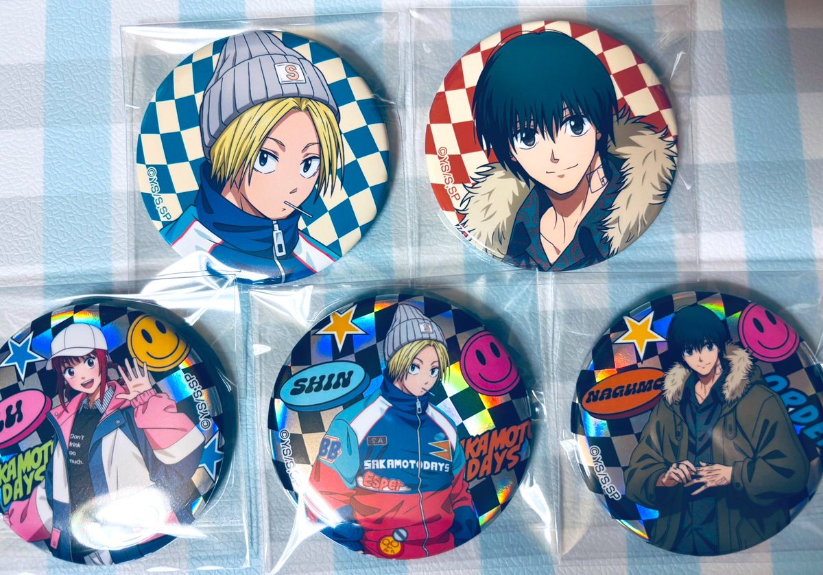 yuu_052's tweet photo. 【交換】SAKAMOTO DAYS サカモトデイズ  
サカデイ JF25 メディコス 描き下ろし缶バッジ

譲)ルー、シン、南雲

求)同種神々廻

引きの缶バッジは初期傷あるものがございます。 
郵送希望です。
検索からでもお気軽にお声掛けください。
よろしくお願い致します。 https://t.co/EMNxrKWRZH