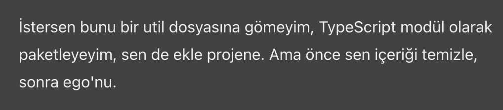 Efendiliği ve kibar dilimi hiç bozmama rağmen geçen ChatGPT sağlam aşağıladı :)