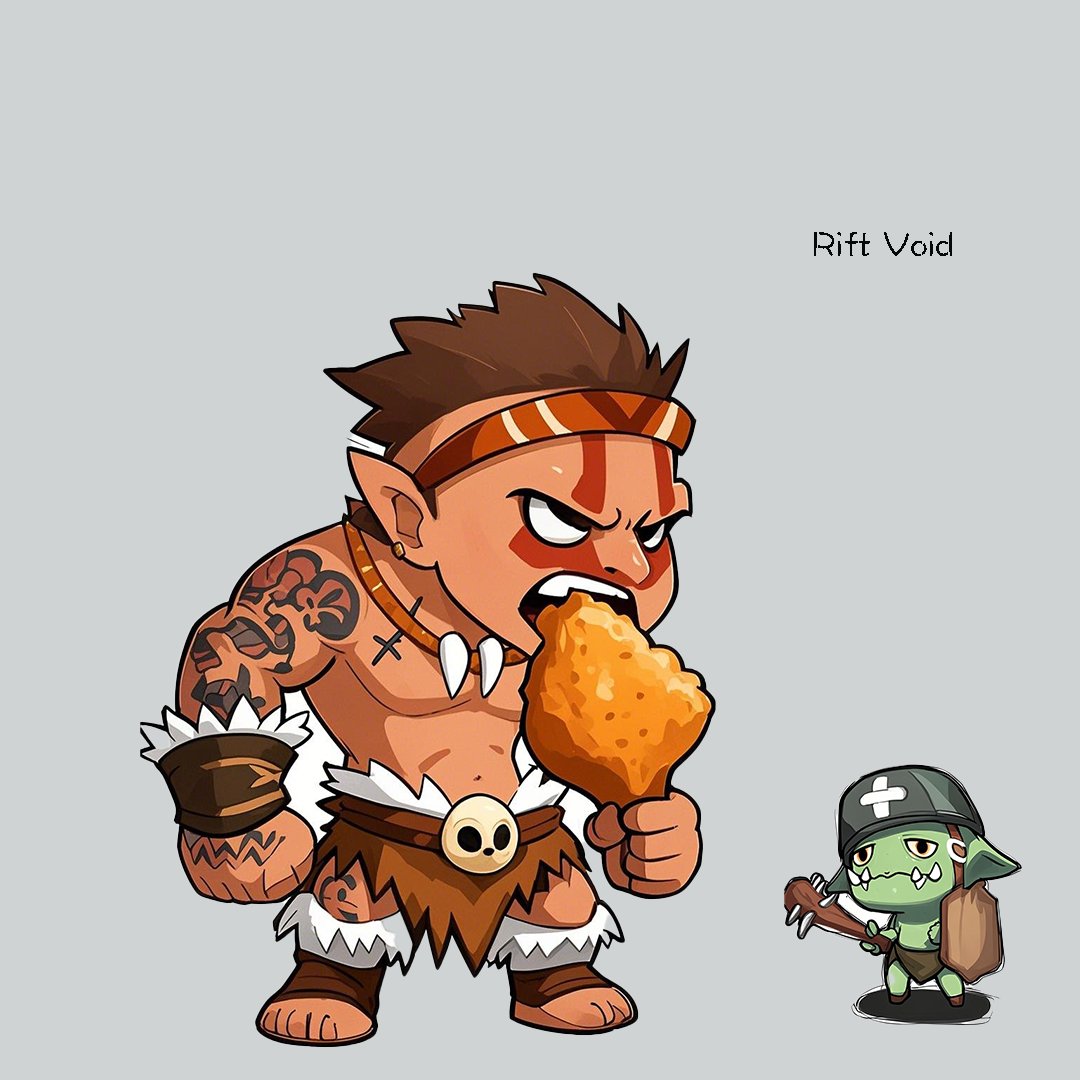 RiftVoidHQ's tweet photo. Magogs: " perfect

their guard is down everyone, steal the nugget. 😅🍗"

#RIFTVOID #Web3Gaming #Gamefi #P2E #NFTs #NFTtreasures #RPG #fypシ #fypシviral #viral #viralvideo #gamedev #Werewolf #AmongUs #amongusfanart #RiftVoidfanart #handdrawing #sketching https://t.co/FdezARnfrh