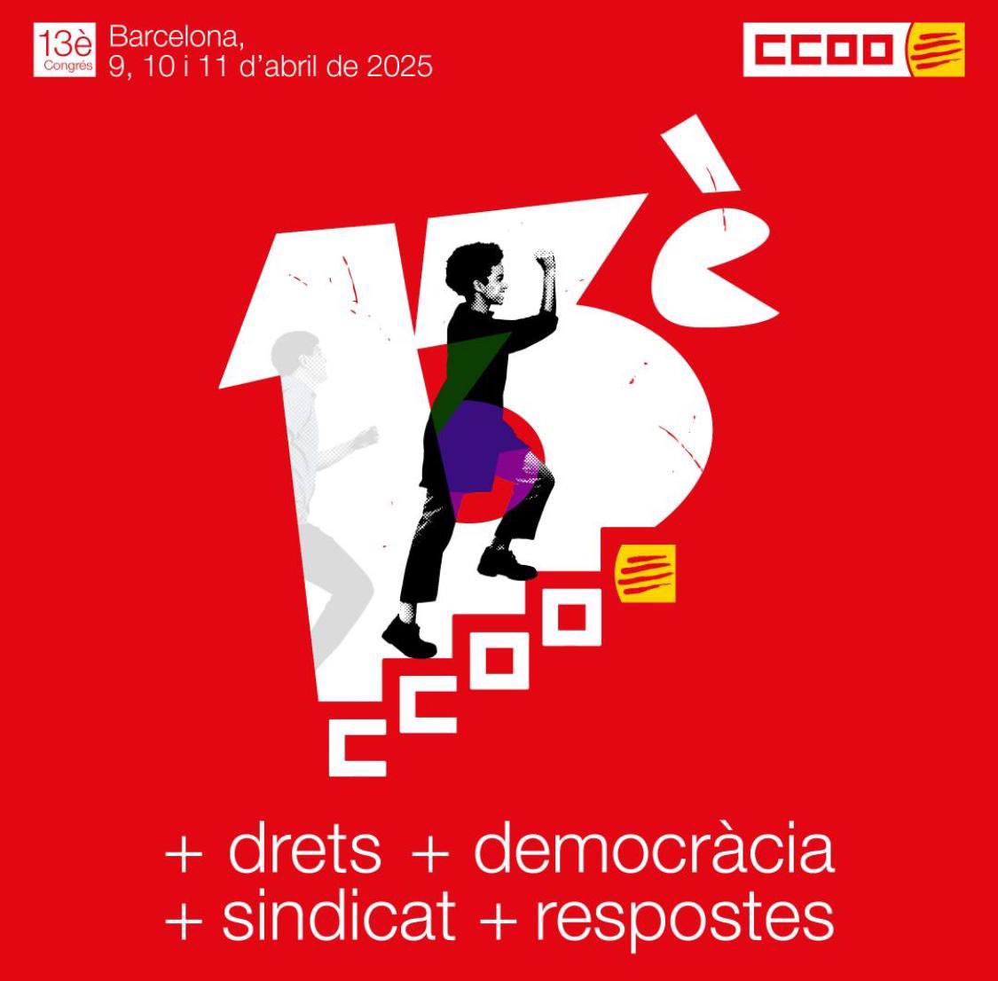CCOODiba's tweet photo. Una delegació de @CCOODiba present al #13CongrésCCOO de @ccoocatalunya. Gràcies @PachecoJpacheco per la feina i recolzament i l’enhorabona a la Belén López, la primera secretària general dona de la nostra història: els teus èxits seràn els de la classe treballadora catalana✊ https://t.co/sYbiFkjXLe