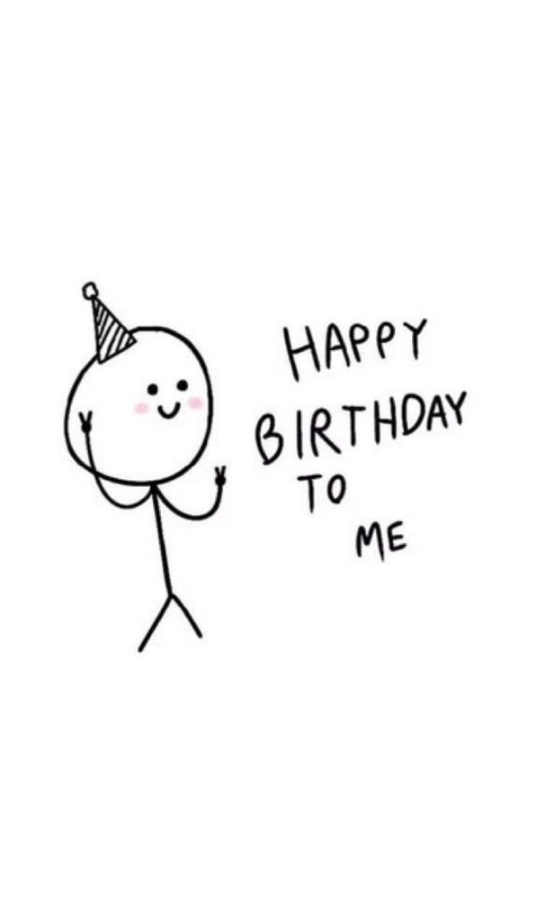 It's my birthday today