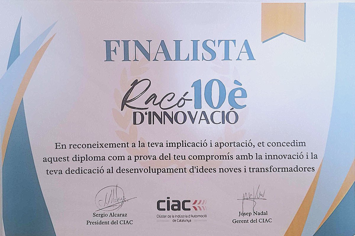 i2CAT's tweet photo. #Mobilitati2CAT | 🚀 A @AdvanFactories va tenir lloc el 10è Racó d'Innovació organitzat pel @CIACnews, on la nostra solució #FlexStack va ser finalista! Agraïm el reconeixement que el Clúster de la Indústria d'Automoció de Catalunya ha atorgat a la nostra contribució 🏆 
#AF2025 https://t.co/6cnj1yWwLY