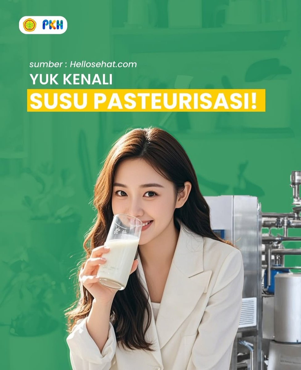BBVet_Wates's tweet photo. #SobatTernak #sobatveteriner Udah tau belum sama susu pasteurisasi?

Apasih kelebihan dan manfaat minum susu pasteurisasi?

Susunya sehat, tubuh tambah kuat, hiduppun makin mantap.

Yuuukkk kenali sekarang sobat

#proudbbvetwates #bbvetwates #DitjenPKH #KementanRI https://t.co/bZdtl1ZtD2