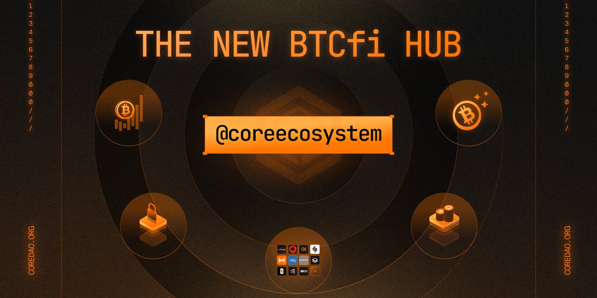 📌Coredao dual staking of Bitcoin and Core, 
📌non-custodial staking
📌Introduction of $lstBTC
📌Bitcoin-backed USBD stablecoin 
📌Enhance yields
📌Security and DeFi

UNLOCK BITCOIN POTENTIAL 🔥

PERFECT BTCFi
#coreignition