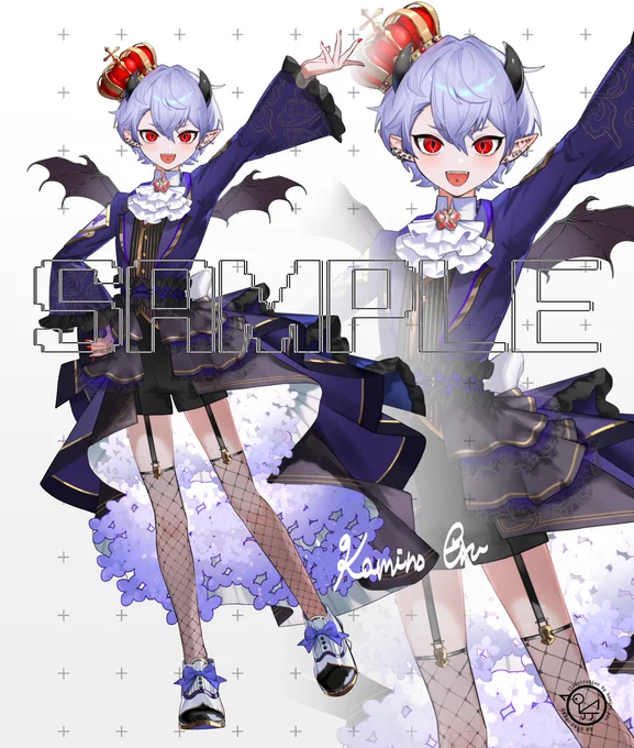 【お仕事】 #cozopro 所属 ナルセ・ライラック(#Lilac_IRIAM)様 の新衣装を担当させていただきました!  (デザイン案はご本人様よりいただいたものを元に描かせていただいております)どうぞよろしくお願いいたします! 