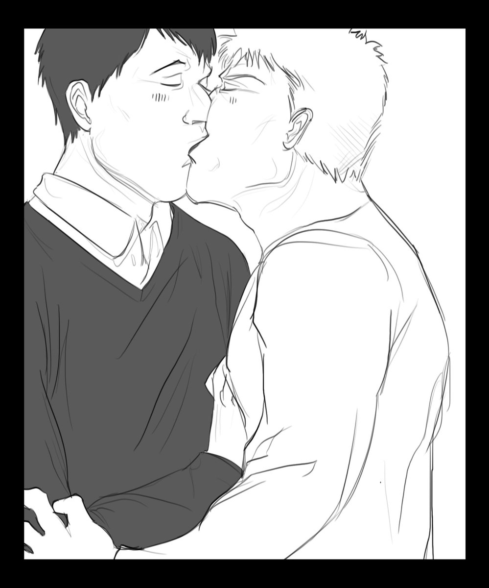 hercoal's tweet photo. day 7: french kiss/lazy morning kisses

#ReibertKissyWeek2025 @ReibertWeek2025 https://t.co/WXaXslpVnK