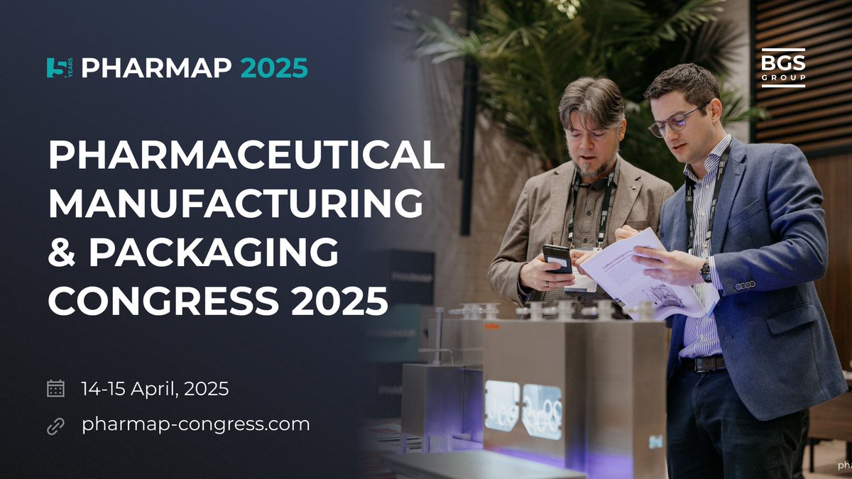 pharmaceutictec's tweet photo. The countdown is ON! Less than a week until #PHARMAP2025 on 14-15 April! Meet global pharma leaders &amp; innovators to tackle industry challenges. Don't miss out on key topics like digital manufacturing, 3D printing, &amp; sustainable packaging

➡️ https://t.co/HJyFGqHPfS

@BGSgroup_eu https://t.co/zl8a48o2GT