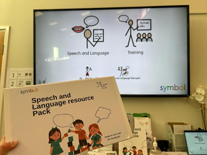 symbolconnect's tweet photo. 🎉 Abi, one of our Speech and Language Therapists, recently completed a training session with mainstream schools, supported by the Youth Justice Service. The feedback has been really positive! 🙌 
A big thank you to everyone involved! We’re happy to have had a positive impact. 💪 https://t.co/HsTPAZE9ww