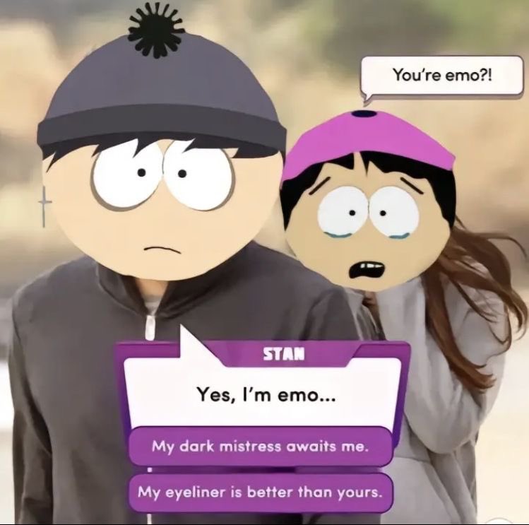 emoo 

#SouthPark #wendytestaburger #stanmarsh #stendy #spstendy