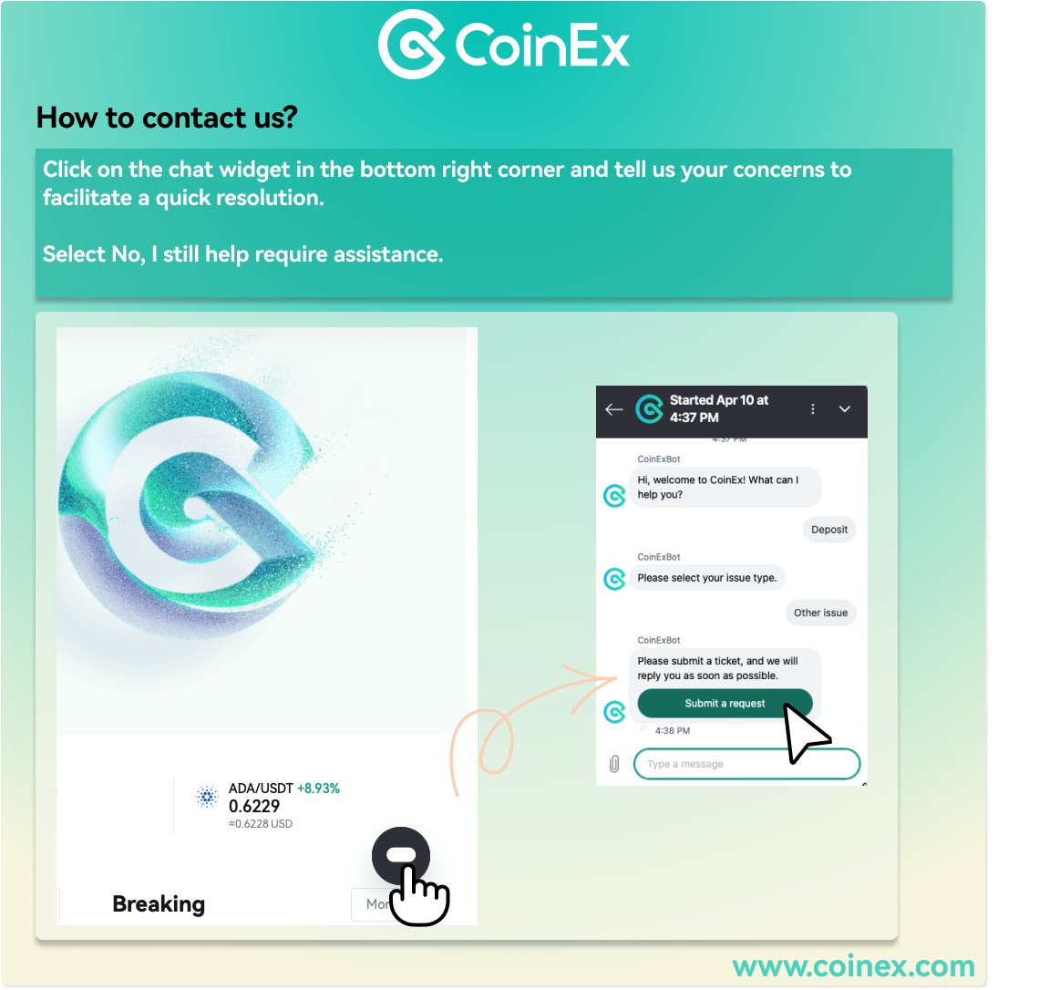 CoinEx Customer Support (@coinexcs) on Twitter photo 🔥#CoinExtips How to contact us?
Try out our widget and solve problems in few clicks.
✅Responsive troubleshooting
✅Email support@coinex.com to contact us
✅Timely updated CoinEx features
#CoinEx
<a href="/CoinEx_official/">کوینکس رسمی</a> <a href="/coinexindia/">CoinEx India Official 🇮🇳</a> <a href="/CoinExNigeria/">CoinExNigeria</a>
<a href="/CoinexR/">CoinEx CIS</a> <a href="/CoinExSpanish/">CoinEx Spanish</a> 🔥#CoinExtips How to contact us?
Try out our widget and solve problems in few clicks.
✅Responsive troubleshooting
✅Email support@coinex.com to contact us
✅Timely updated CoinEx features
#CoinEx
<a href="/CoinEx_official/">کوینکس رسمی</a> <a href="/coinexindia/">CoinEx India Official 🇮🇳</a> <a href="/CoinExNigeria/">CoinExNigeria</a>
<a href="/CoinexR/">CoinEx CIS</a> <a href="/CoinExSpanish/">CoinEx Spanish</a>