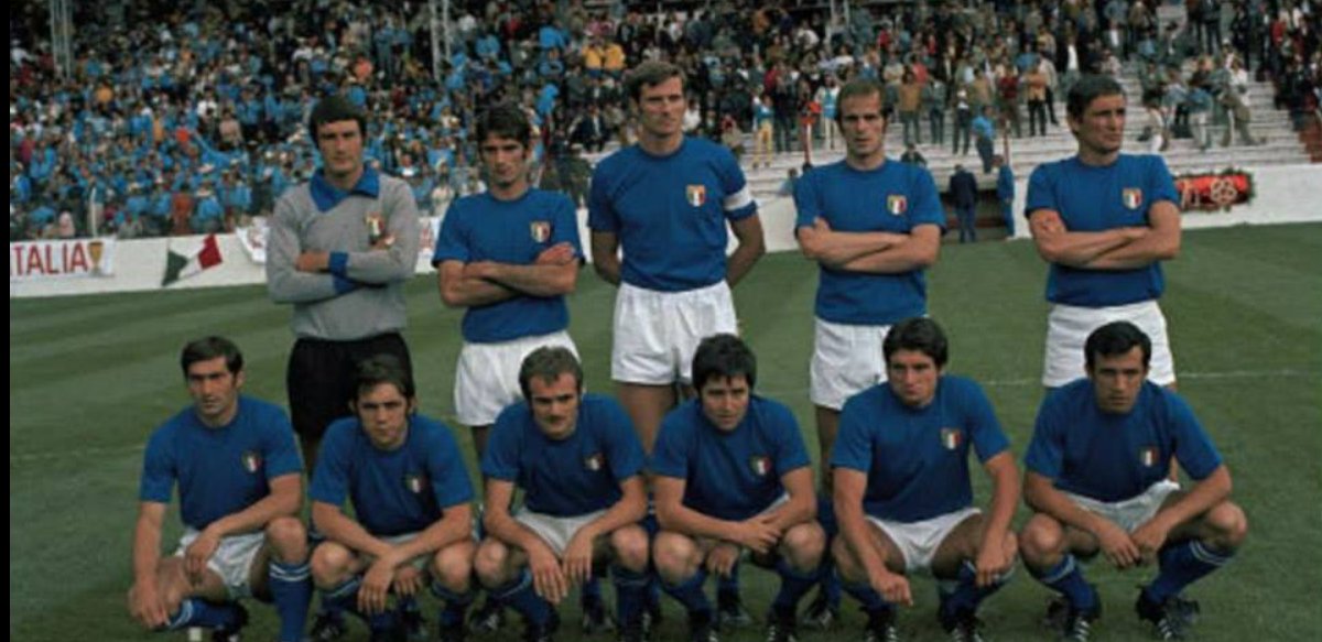44BootsOnX's tweet photo. #Italy began the 1970 #WorldCup group stage with a 1-0 win over Sweden in Toluca. A 10th minute goal from Angelo #Domenghini was enough to seal a winning start for the Azzurri. #WC70 https://t.co/DpchvyuLz7
