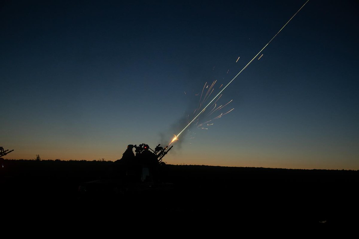 DefenceU's tweet photo. President @ZelenskyyUA:
Today, a new Ramstein meeting is taking place in Brussels. Our priority is air defense, and it is very important that our partners hear us. 

Ukrainians know how to be precise. We have already learned to shoot down a significant amount of Russia’s weapons of terror. We just need to address the shortage of air defense systems to make our sky protection stronger.

Our partners can help with this and also speed up the implementation of all agreements reached earlier. Patriots that remain unused in storage with our partners should be protecting lives.