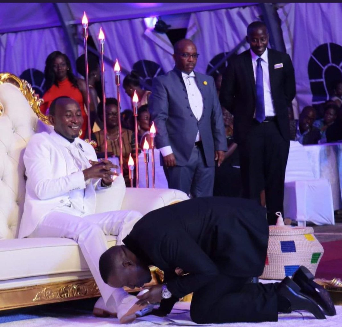 I thought let me be the first to post this here, so that all the fools have nothing left to post. Yes I kissed the shoe, now let’s talk about the malaria shot