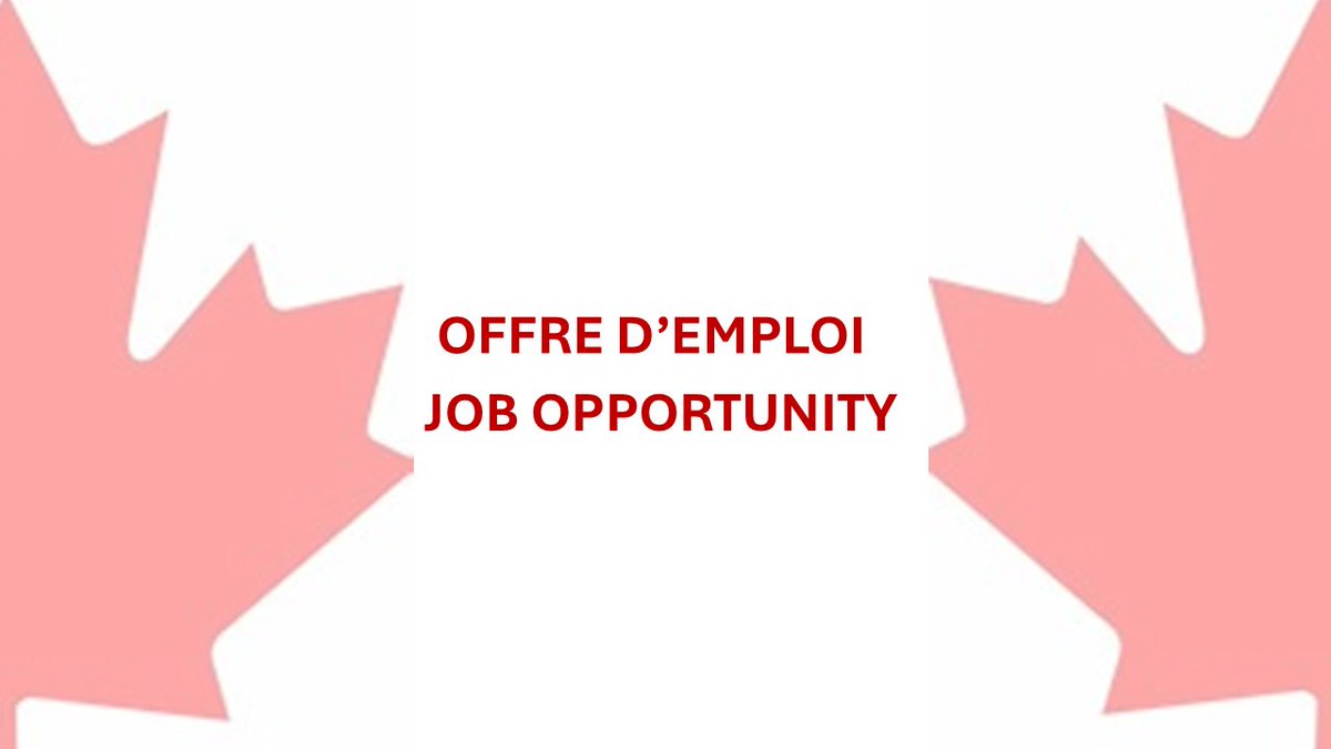 The High Commission of Canada in Cameroon is hiring a Common Services Assistant  Deadline: April 14, 2025 at 11:59 p.m. (GMT+1). More info here:
staffing-les.international.gc.ca/en/careers/com…
