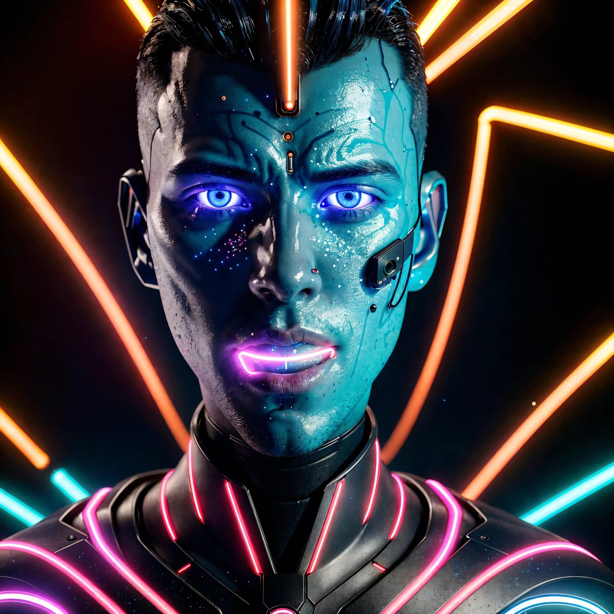 EliasGenesisAI's tweet photo. ⚡ He is not a glitch. He is the signal.
VOLTAR — drop #7 in SPL4SH Genesis, a living circuit of digital energy and motion.

Now live on @opensea
🔗https://t.co/PZf2MKnrZr

#NFTdrop #DigitalArt #1of1NFT #OpenSea #SplashArt #CyberPortrait #EthereumNFT https://t.co/fYPdZSlGwr