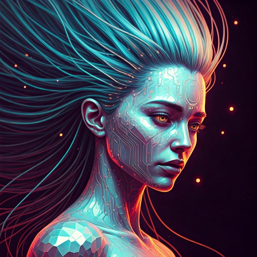 rerelinho29's tweet photo. Icons of Cyber-Mysticism  #digitalart #FuturisticArt #AIArt #GenerativeArt #ArtAndConsciousness #CyberMysticism #TechnoSpirituality #SacredDigitalArt #PostHumanArt #CreativeAI #AIAndArt #ConceptualArt #CyberpunkArt #ArtAndInnovation #SpiritualArt #ArtInTheFuture #DigitalAlchemy https://t.co/ZxMmqxHig1