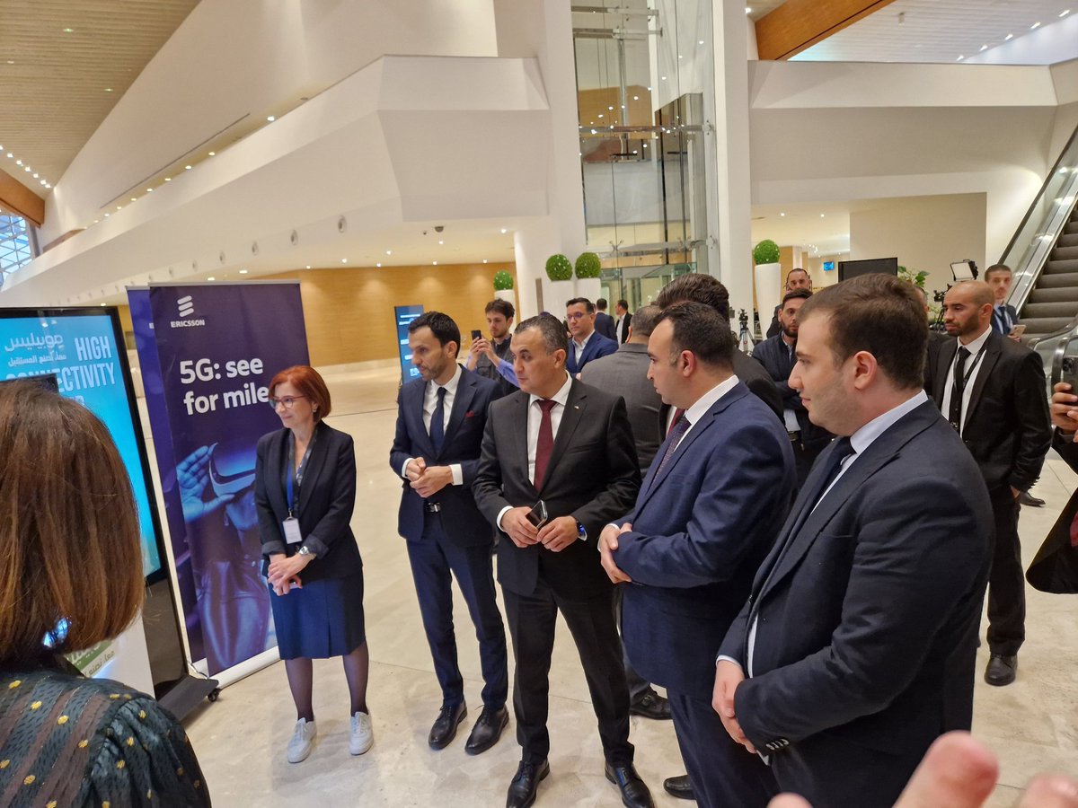 EricssonAlgeria's tweet photo. #Ericsson proudly been part of the major event #connectedAlgeria2025 on april 7th &amp; 8th.
Such a great occasion to present our #5G and our vision for #innovation &amp; #digitalisation in Algeria. 
Congratulations to @Mpt_gov_dz @Algerie_Telecom and all experts ! https://t.co/nB5tI6EvTK
