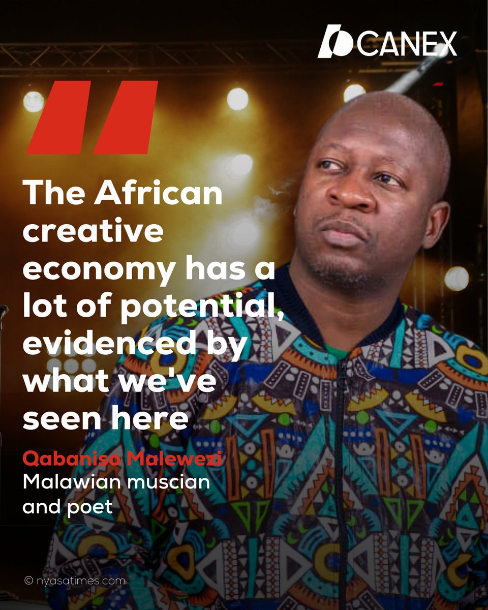 CanexAfrica's tweet image. “The African creative economy has a lot of potential” – the words of Malawian poet and musician @qmalewezi.

They say poetry is truth – and Q Malewezi is right! Africa’s creative economy is booming, and a rising generation of artists, creatives, and mavericks are exporting