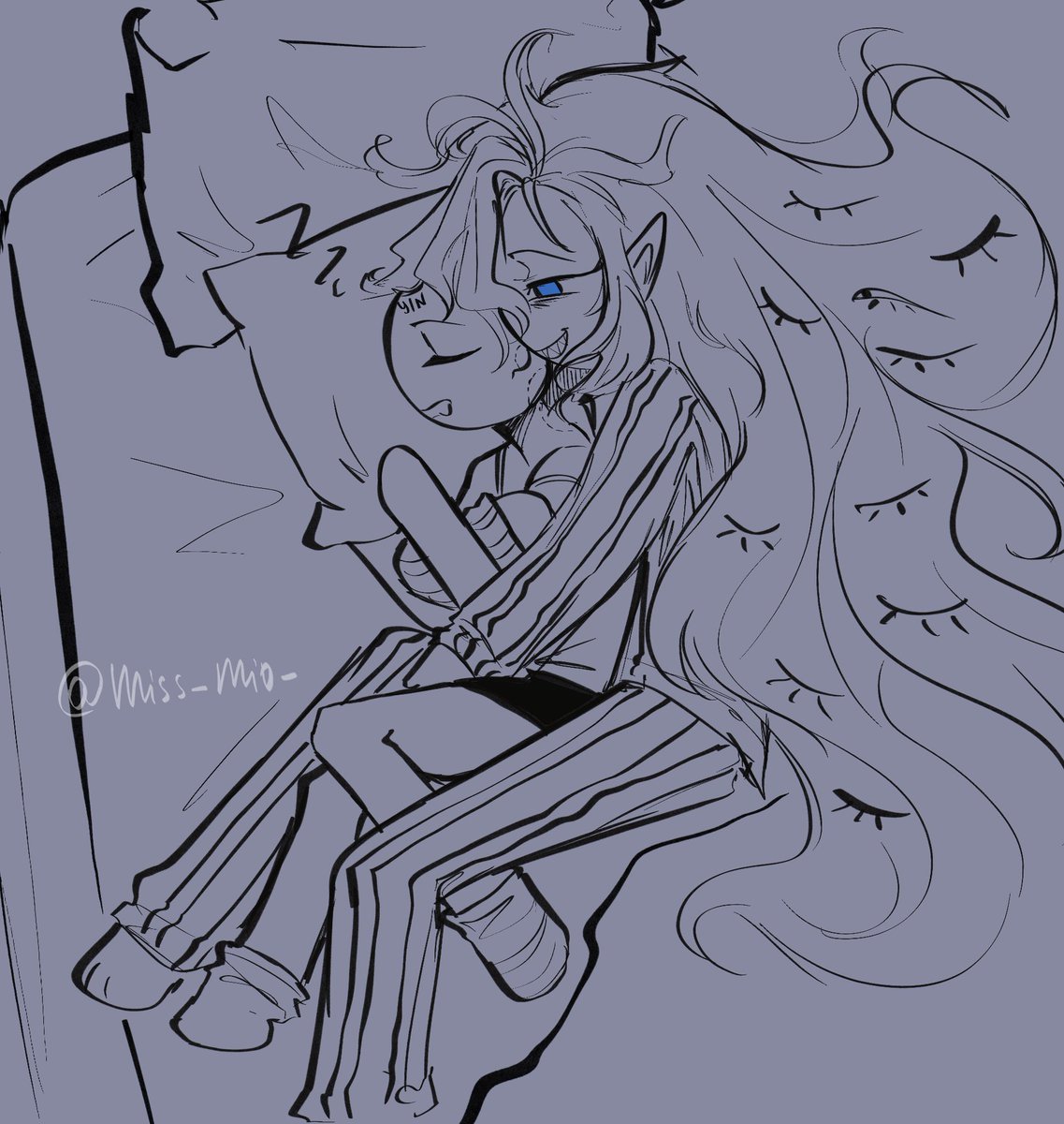 Sleepy time 💤

#shadowmilkcookie #crk