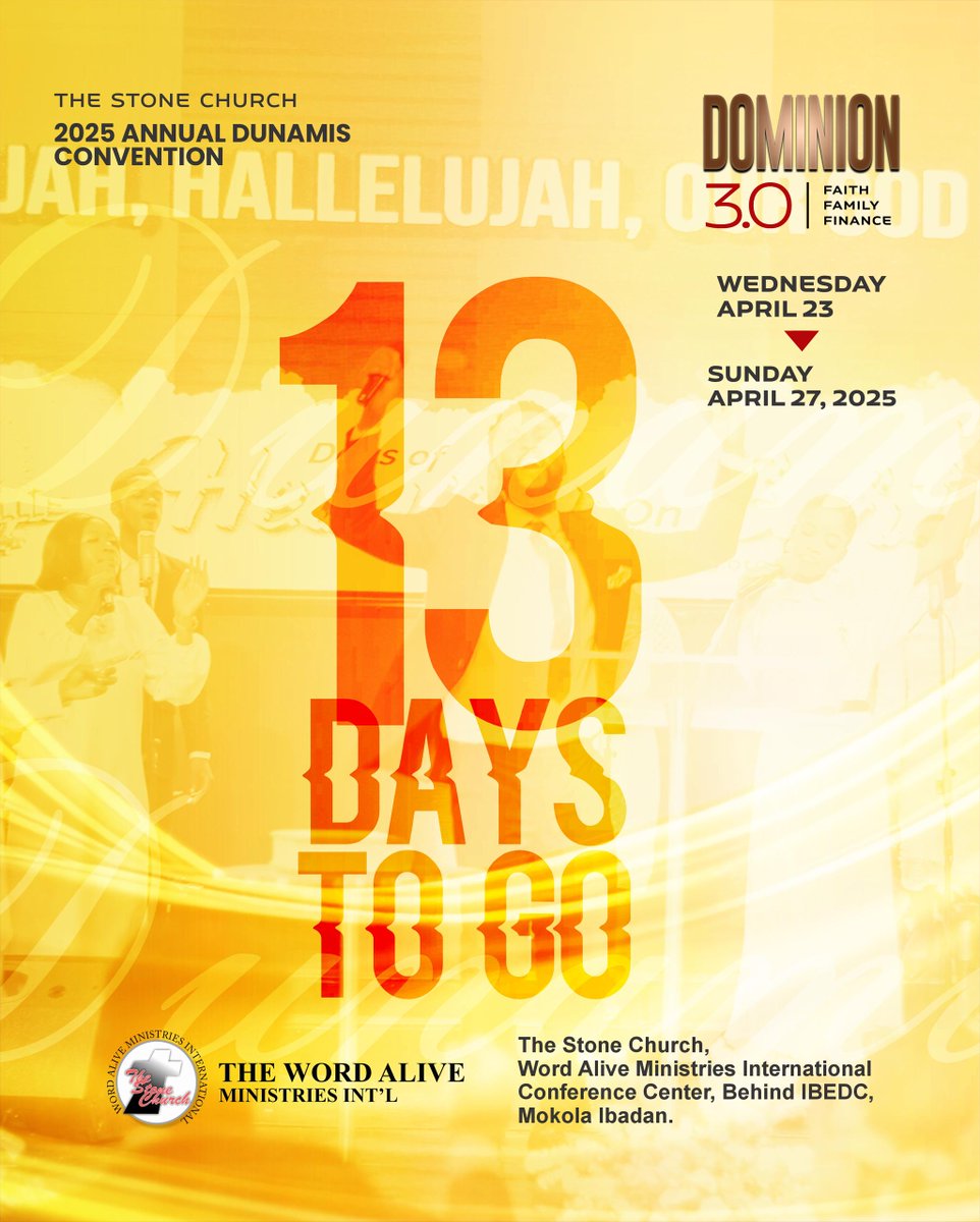 thestoneng's tweet photo. One of the moments our hearts pant for at DUNAMIS 2025 Is the worship session.
Come and join true worshippers to worship in spirit and in truth.
April 23rd - 27th, 2025
#Dunamis2025 #Dominion3.0 #TheStoneChurch https://t.co/4ASOfyisgs