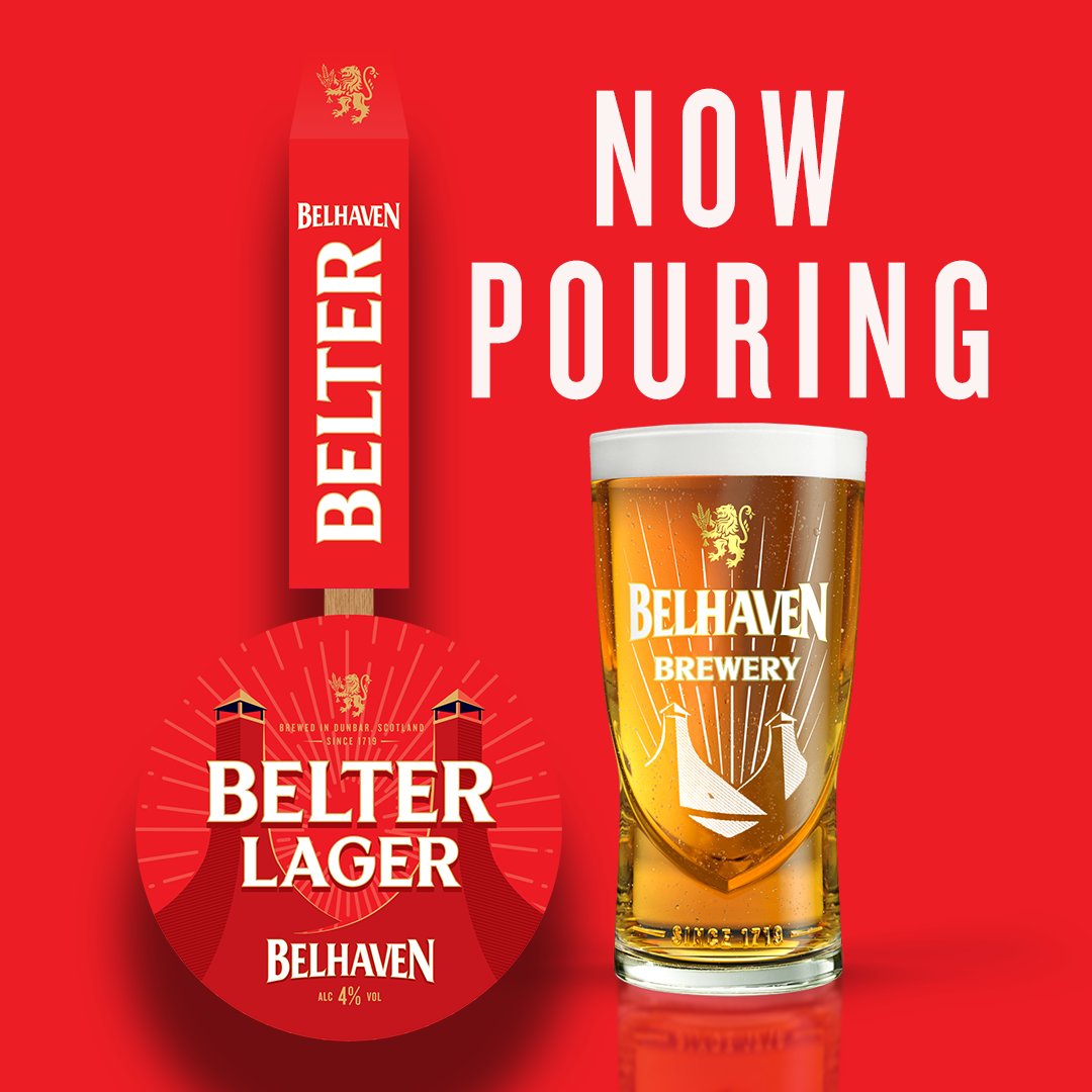 BelhavenBrews's tweet photo. Our new 4% lager is a #BELTER but don't take our word for it, pop into any of the following 5 pubs to give it a wee try. 🍺
#Albanach
@BeehiveInn
@MaltShovelInnEdin
#TheWorldsEnd
#WhiteHartInn
#BestEnjoyedResponsibly #ScottishLager #BelhavenBrewery #Lager #BelhavenPub https://t.co/HLSlcjkIhn