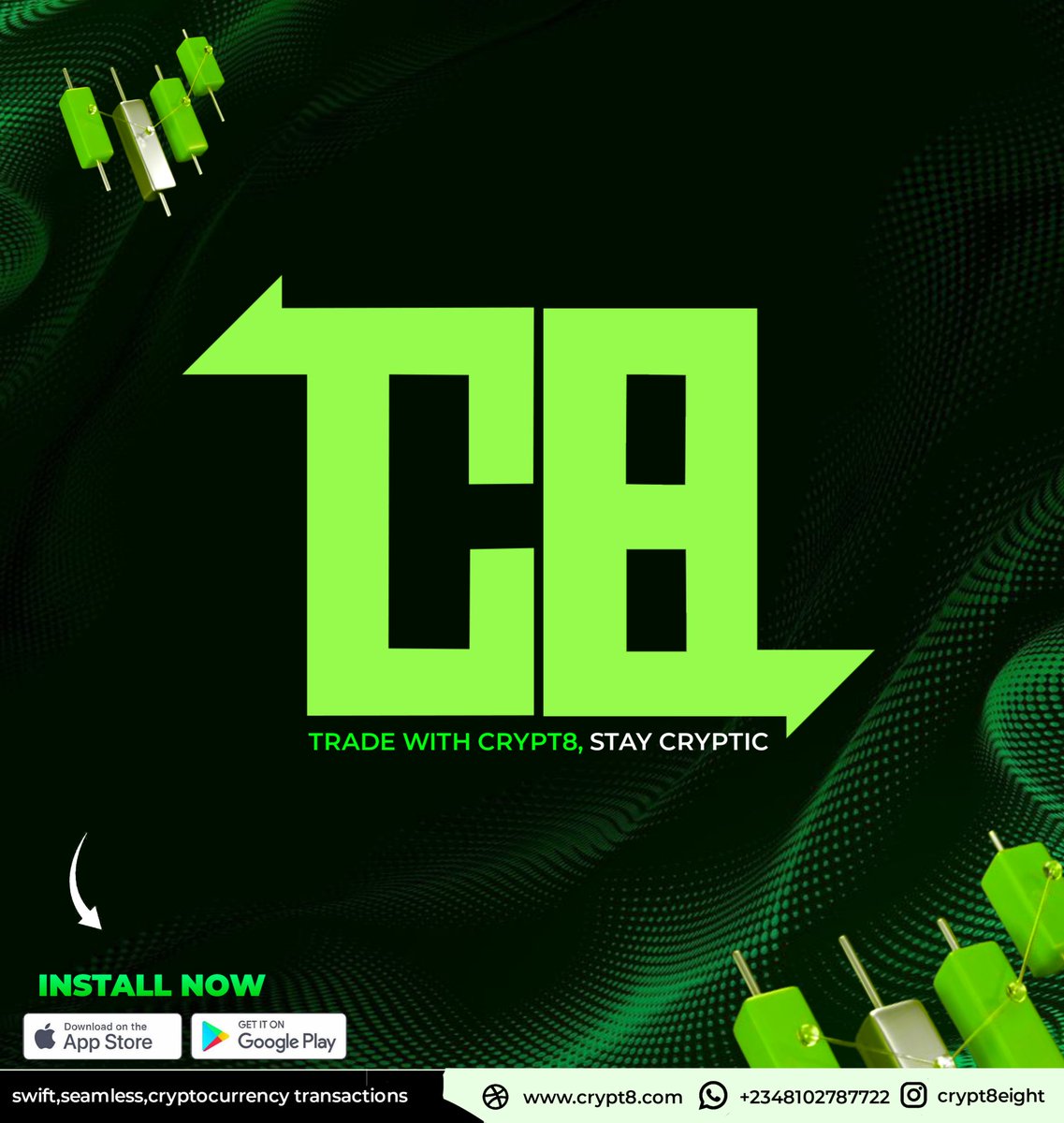 Crypt8eight's tweet image. Happy Weekend Crypticians

This is a good day to trade with Crypt8 and begin a swift, seamless and secured trading experience. 

#CryptoLaughs #GasFees #FridayVibes #tradewithcrypt8staycryptic