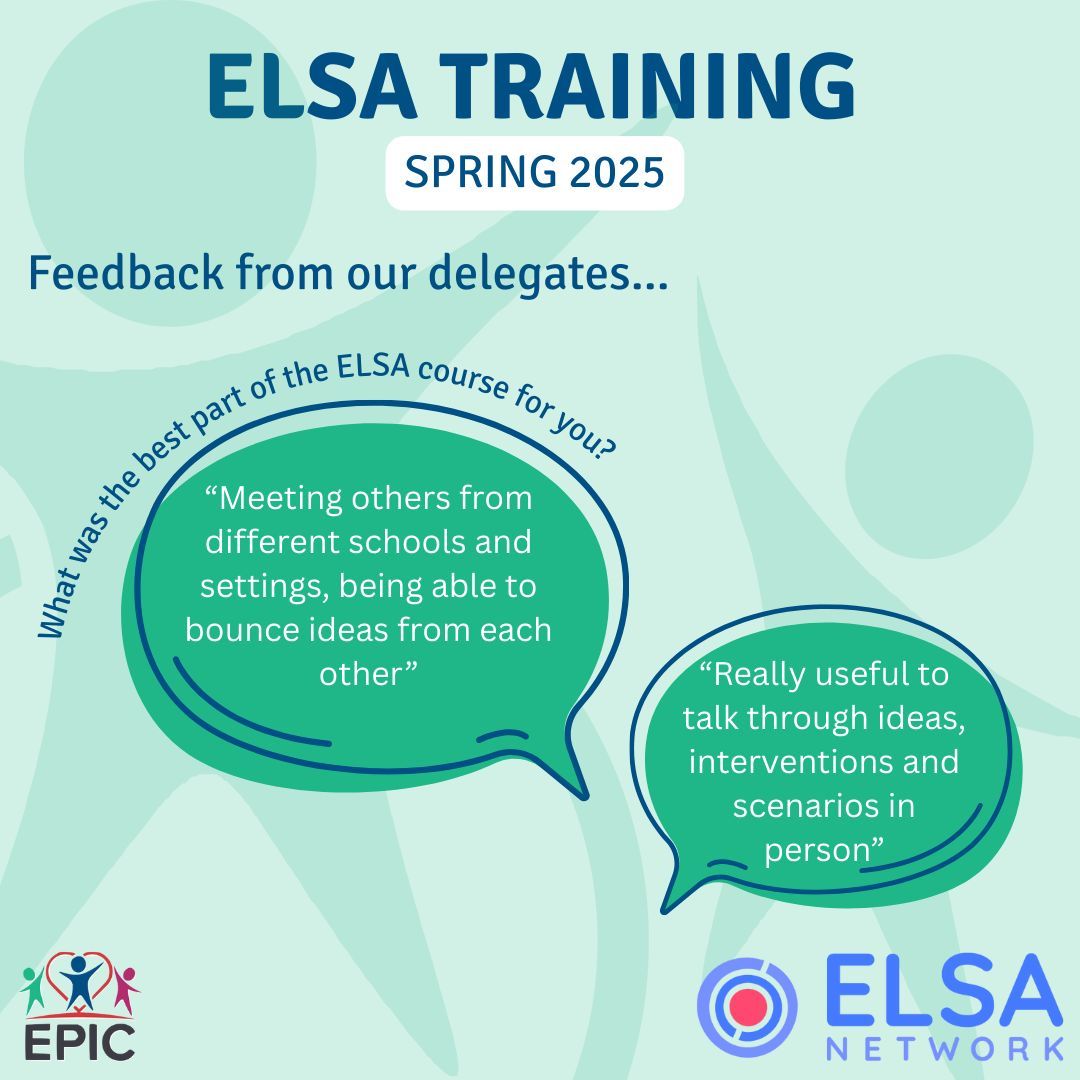 EPIC_Wellbeing's tweet image. 🌸 Spring Cohort Success! 🌸

We are thrilled to announce the completion of our 5-day ELSA training with our amazing spring cohort! 🎉 Your dedication, hard work, and enthusiasm have truly shone through! 🌟

 #ELSA #SpringCohort #TrainingComplete #NewBeginnings #GrowthMindset