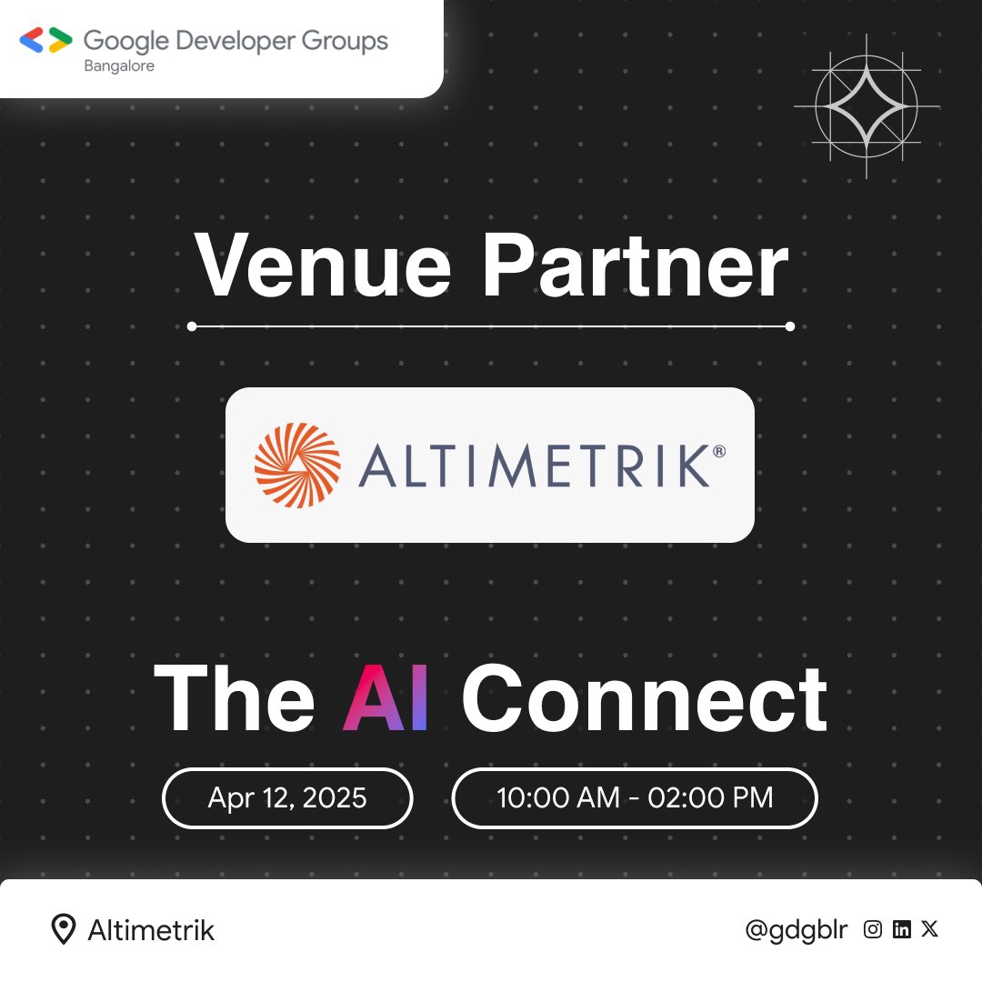 Say Hi 👋 
To our Venue Sponsors <a href="/Altimetrik/">Altimetrik</a> 🥳