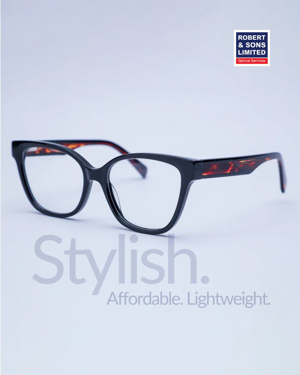 Robertnsonsltd's tweet photo. 👓 This week’s featured frame is here and it’s 🔥 Lightweight. Stylish. Affordable.

✨ Perfect for all-day wear, work or weekend vibes.

📍 Shop now at Robert &amp; Sons Ltd, comfort &amp; style in one sleek frame!

#StylishFrames #RobertAndSons #EyewearEssentials https://t.co/RZi2jbaYOL