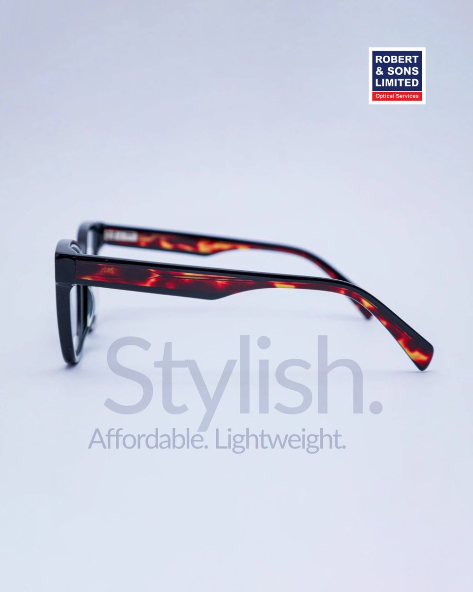 Robertnsonsltd's tweet photo. 👓 This week’s featured frame is here and it’s 🔥 Lightweight. Stylish. Affordable.

✨ Perfect for all-day wear, work or weekend vibes.

📍 Shop now at Robert &amp; Sons Ltd, comfort &amp; style in one sleek frame!

#StylishFrames #RobertAndSons #EyewearEssentials https://t.co/RZi2jbaYOL