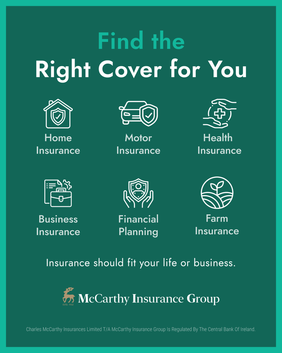 When selecting insurance, it’s key to choose cover that fits your life or business. Think about what matters most – your home, car, or employees – and tailor your policy accordingly. Our team at McCarthy Insurance Group is always on hand to help you make the right choice.

[AD]