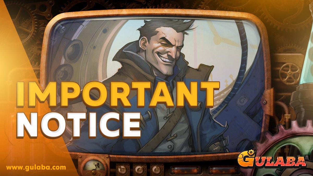 🛡 Warriors of Time Town, ⚔
Due to the surge in new warriors, we’re upgrading our servers! 🚀
🛠 Scheduled Downtime:
🗓 2025/04/13 from 06:00 to 14:00 UTC
Thanks for fighting with us! 🔥💪
— The Gulaba Team