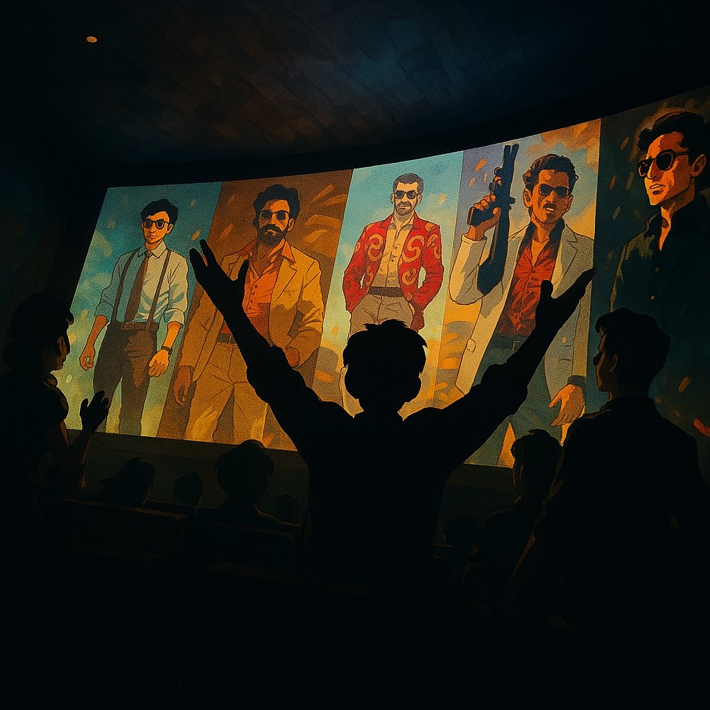 summer_yellow's tweet photo. #GoodBadUgly #AK #AjithKumar #ghibliart #Movie #Thala #GBU @CauveryCinema4K https://t.co/P5jjSWx4AU