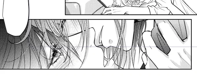 髪カーテンが描きたかったけど描くなら逆向きだったな……って仕上げまでして気付いた(このまま突き進むけど

⚠️キス寸前レントキ⚠️ 