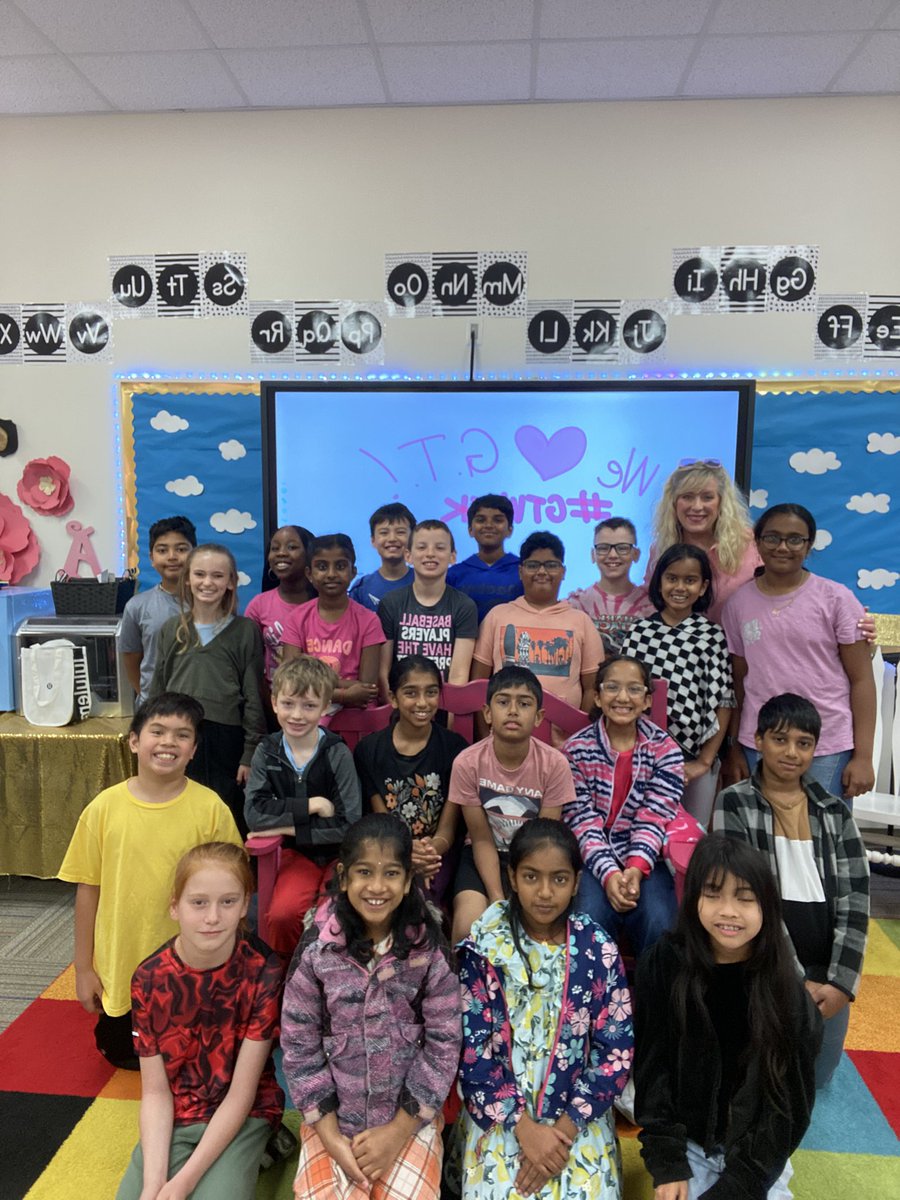 HughesGT100's tweet image. We are so grateful for the commitment to  our Gifted &amp;amp; Talented Program in @ProsperISD ! Pink represented our brains this week @hugheselem as we celebrated GT Awareness Week! #TAGT #GTWEEK @GTProsperISD @R10gifted @Region10ESC